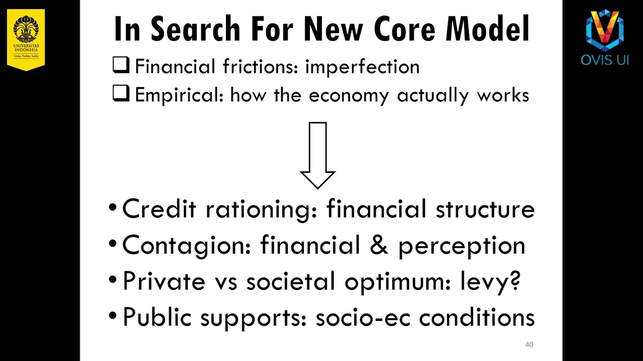 Week 11 part 15 Importance of Financial Frictions and Alternative to Workhorse Model OVIS UI